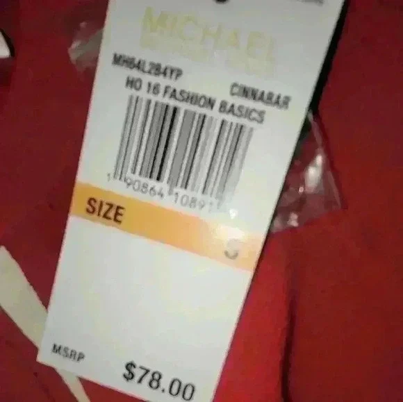 NWT MICHAEL KORS CINNIBAR BLOUSE - Picture 3 of 4